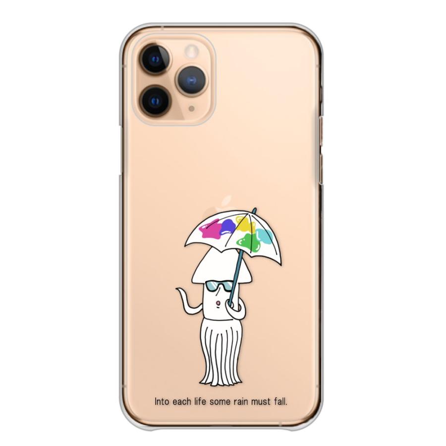 スマホケース INFOBAR A01 インフォバー A01 ケース ハード イカ キャラクター 可愛い 透明 イラスト ポップ カートゥーン｜woodgreen｜19