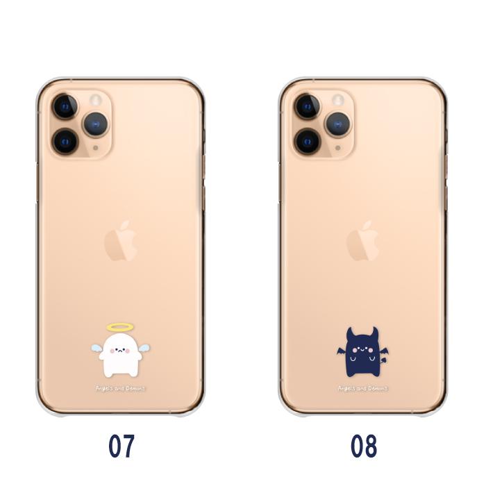 スマホケース LG it LGV36 エルジー it エルジーV36 ケース ハード 韓国 可愛い キャラクター 天使 悪魔 透明 かわいい キャラ｜woodgreen｜05