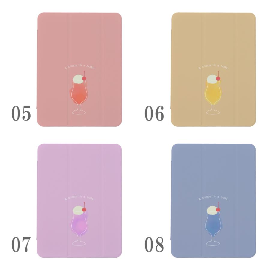 【美品】iPad 第9世代 64GB ケース付き iPadOS 18.3.2 iPad 第9世代 ケース カバー アイパッド iPadケース クリームソーダ