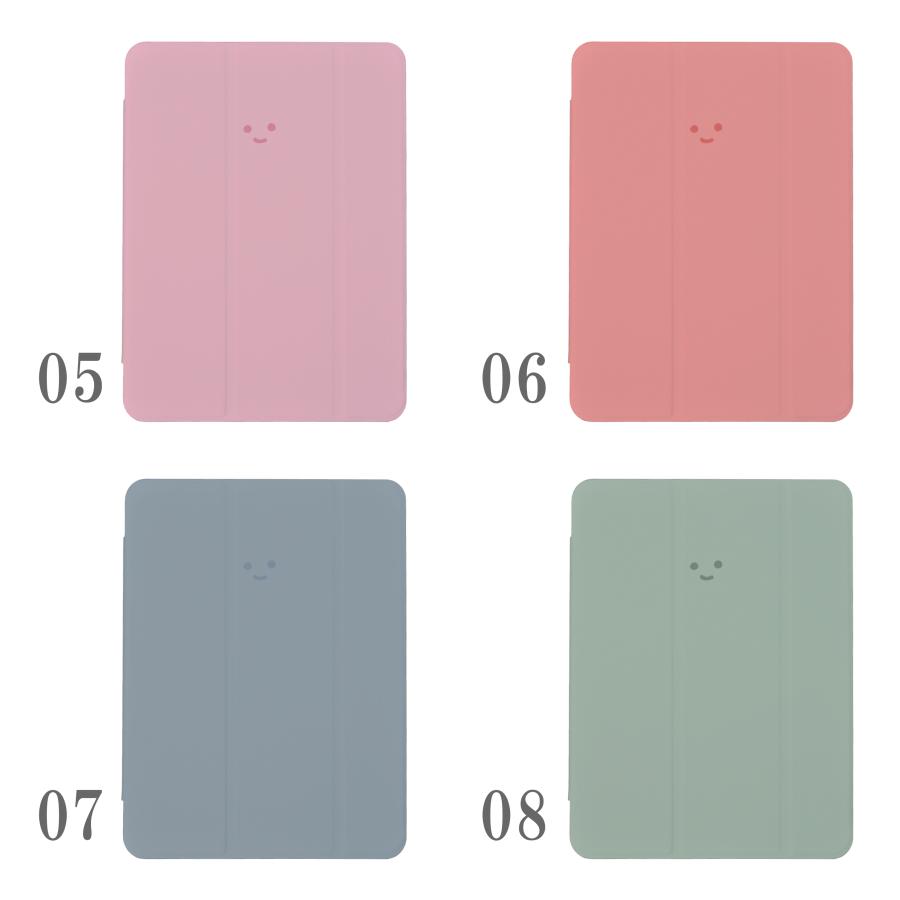 iPad 第9世代 ケース カバー アイパッド iPadケース くすみカラー ニコ