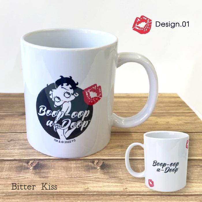 Betty Boop(TM) マグカップ キスマーク KISS MARK 大きい 陶器 コーヒー コップ キャラクター ベティー ブープ(TM) ベティーちゃん グッズ ホワイト Betty Boop(TM) マグカップ キスマーク KISS MARK 大きい 陶器 コーヒー コップ キャラクター ベティー ブープ(TM) ベティーちゃん グッズ ホワイト