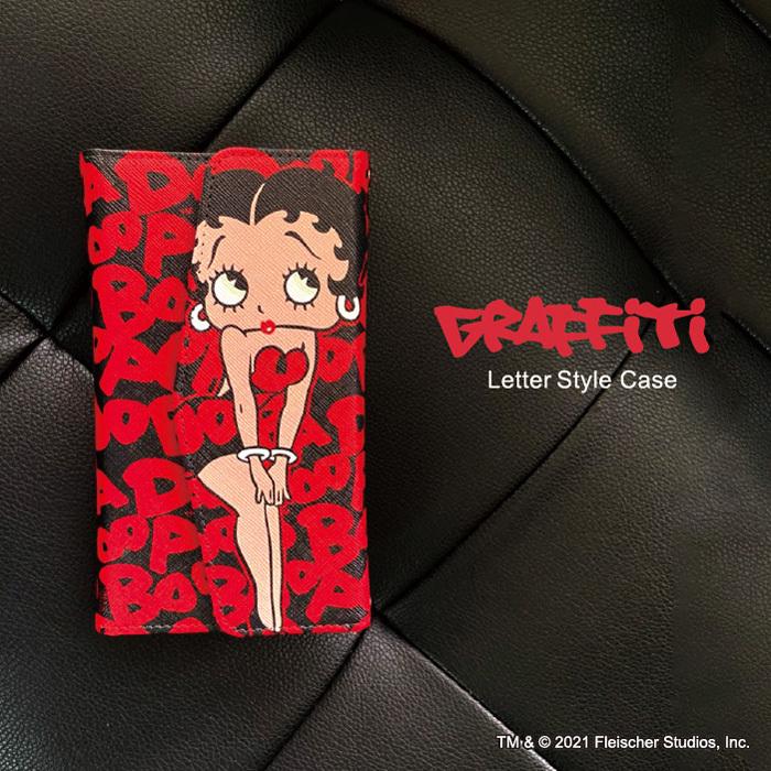 BETTY BOOP（ベティ ブープ） 全機種対応 ミラー付 鏡付 レター型