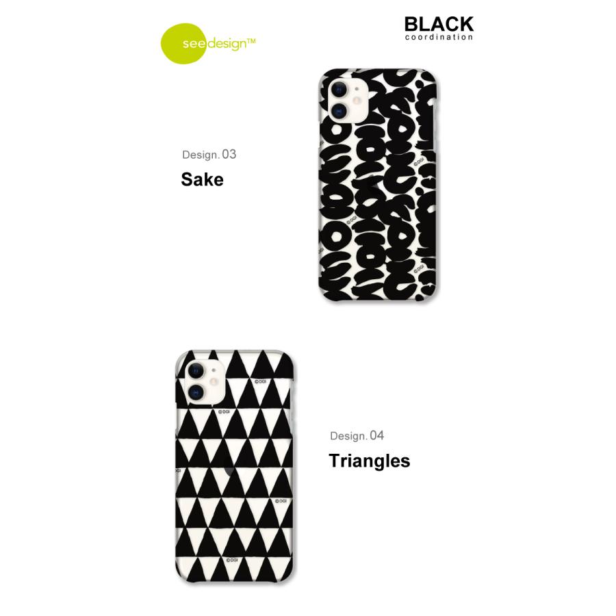 全機種対応 スマホケースsee design(TM) シーデザイン iPhone13対応 BLACK/ブラック クリアケース ハードケース 北欧 iPhone13ProMax mini SE(第2世代)｜woodgreen｜05