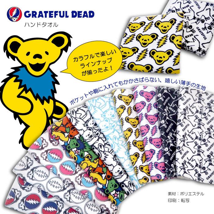 GRATEFUL DEAD グレイトフル・デッド ハンドタオル ハンカチ GRATEFUL DEAD グレイトフル・デッド ハンドタオル ハンカチ