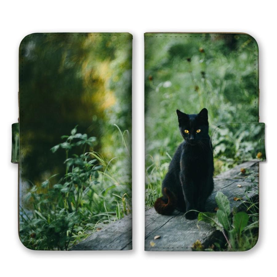 Google Pixel 7a グーグルピクセル7a ケース 手帳型 Pixel8 ピクセル8 ピクセル6a カバー 猫 ねこ 写真 黒猫 可愛い｜woodgreen｜12