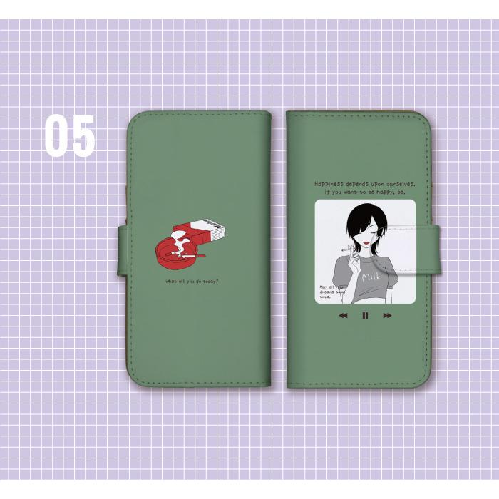 全機種対応 Iphone13ケース Iphone Se 第2世代 手帳型ケース スマホカバー パステル ファッション オルチャン 韓国 イラスト 女の子 かわいい おしゃれ Nda Case33 Wood Green 通販 Yahoo ショッピング