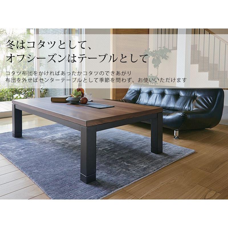こたつ速見表 矩形 格好のいい 120糎 高さ4座標軸 継脚