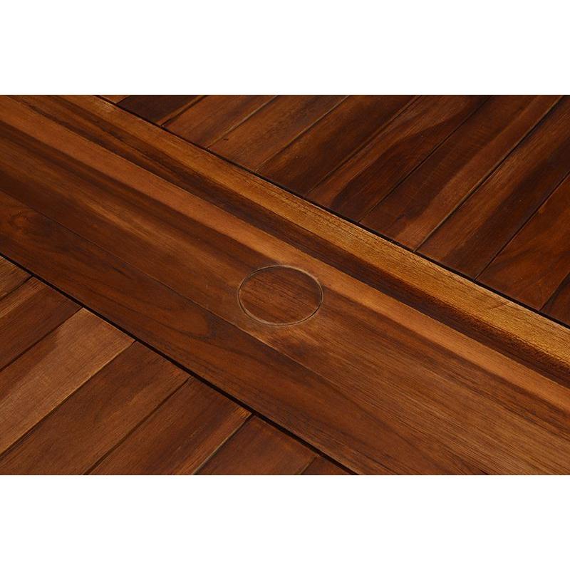 ガーデンテーブル おしゃれ 木製折りたたみテーブル 円型・丸型｜woodliving｜04