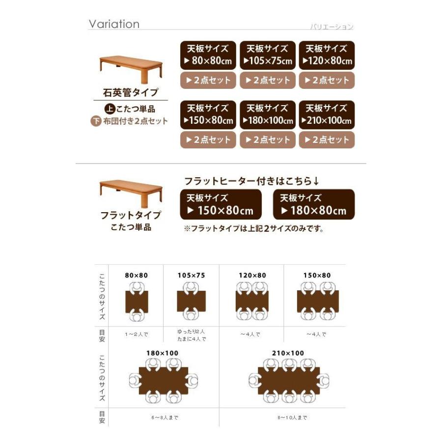 【美品】 コタツテーブル 長方形 180×100 折りたたみ おしゃれ ナチュラル ブラウン 【1381828056】(50336円)