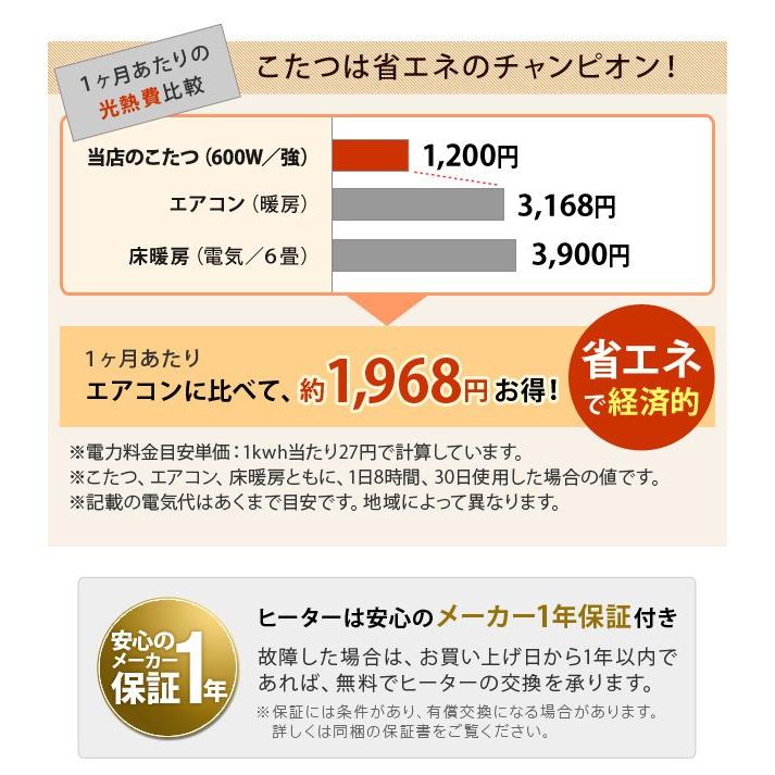 (タイムセール中) こたつテーブル 長方形 家具調 和調継脚こたつ 150×90cm おしゃれ