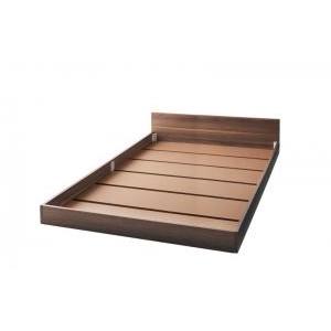 ローベッド セミダブル フレームのみ シンプルヘッドボード