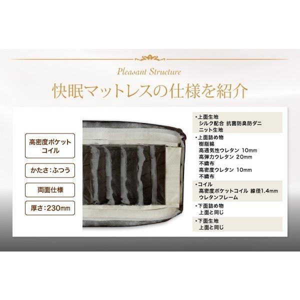 (タイムセール中) マットレス クイーン ポケットコイル 硬さ：ふつう 抗菌防臭防ダニプレミアムマットレス