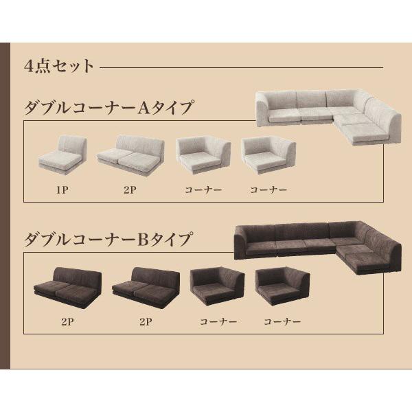 ローソファー L字 3人掛け こたつ おしゃれ コーナーA/ポケットコイル