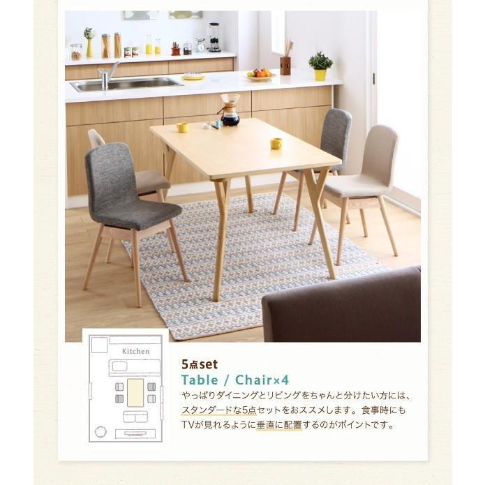 ほぼ未使用 ダイニングテーブルセット 4人用 おしゃれ 北欧 3点セット 【1455398043】(53016円)