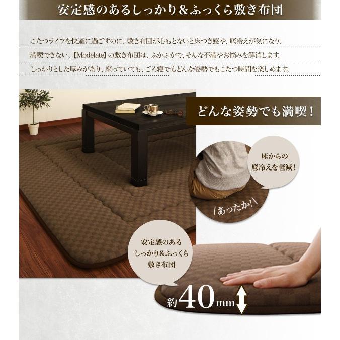 【新品 30%off 送料無料】 こたつ布団3点セット 長方形 おしゃれ 4尺長方形(80×120cm) ブロックチェック柄 【SKC6428994230】(23419円)