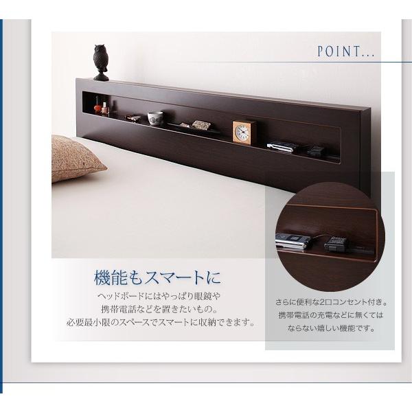 (お客様組立) 収納付きチェストベッド セミシングルベッド マットレス付き 薄型プレミアムポケットコイル_8