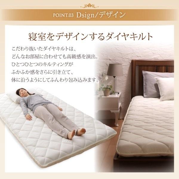 敷布団 格好のいい ダブル テイジン V-Lap当てはめる 日本製 超軽さ・高弾力性敷布団