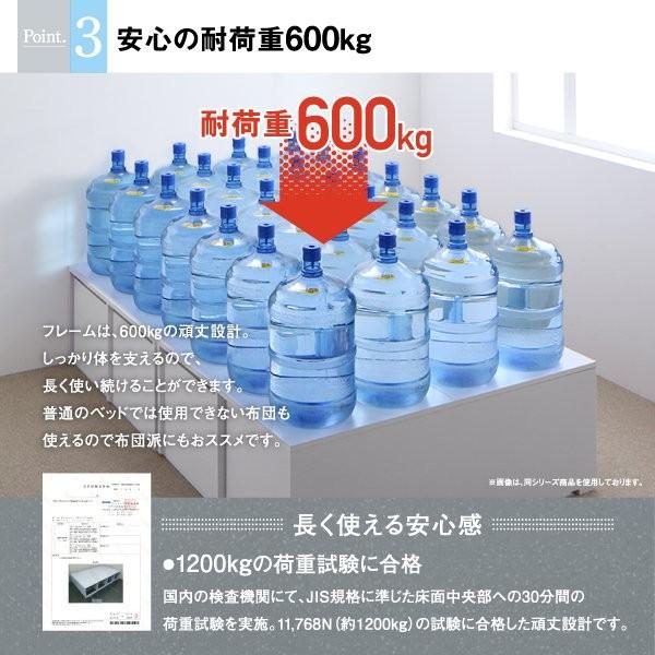 タイムセール中) シングルベッド 収納付きベッド フレームのみ