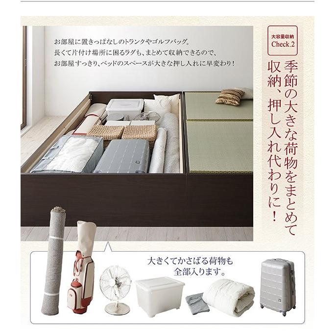 (タイムセール中) シングルベッド 畳ベッド い草畳 シングル