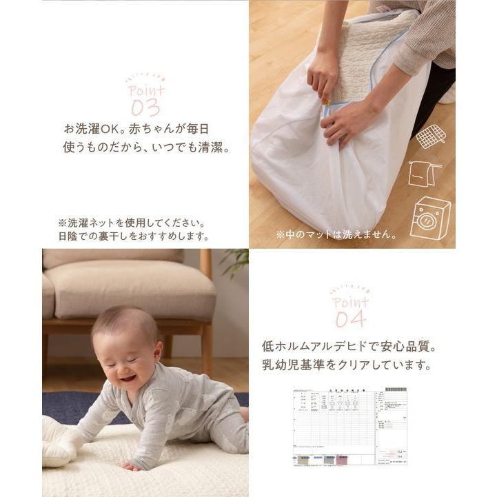 (タイムセール中) ベビーシーツ 直径100cm 表：綿100％_4