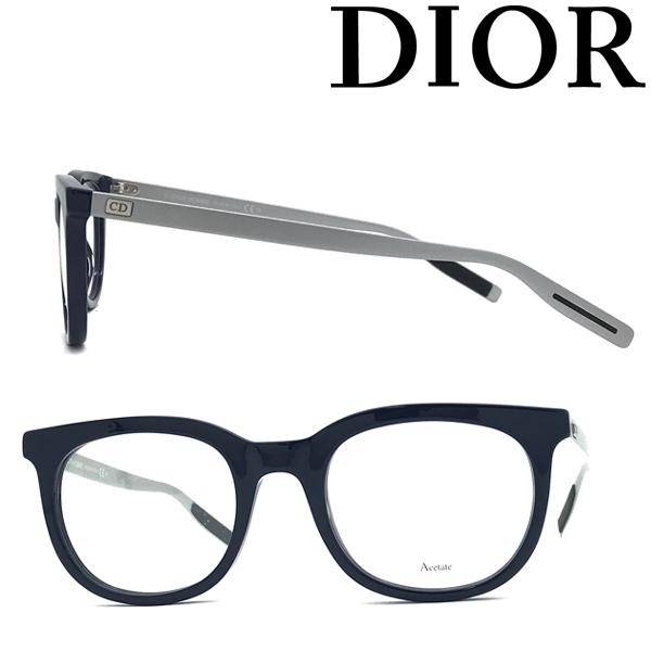 Dior HOMME DIOR メガネフレーム ディオールオム ブランド ネイビー
