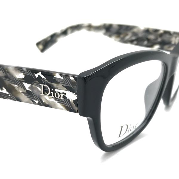 クリスチャンディオール CDロゴ サングラス メガネ セルフレーム ブラック クリスチャンディオール CDロゴ サングラス メガネ セルフレーム