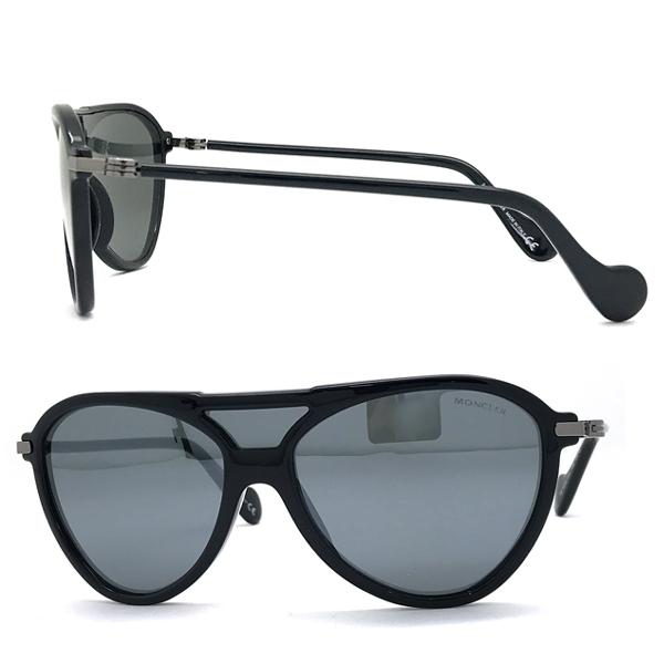 MONCLER FRIGHT EYEWEAR ブラックサングラス MONCLER FRIGHT ブラックサングラス モンクレール サングラス