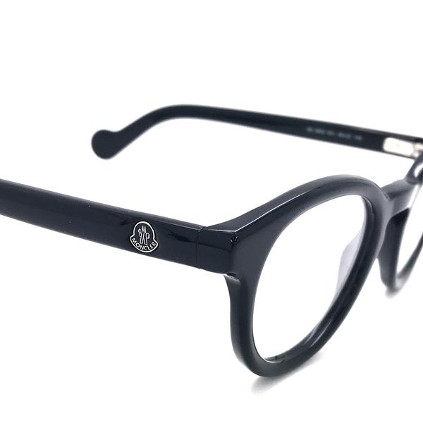 新品未使用 MONCLER モンクレール ML5002 001 メガネフレーム MONCLER（モンクレール） ダテメガネ ML5002 レディース ウェリントン