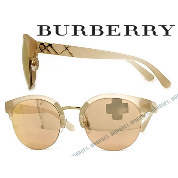 BURBERRY バーバリー サングラス ピンクベージュミラー 4241-3642-7J