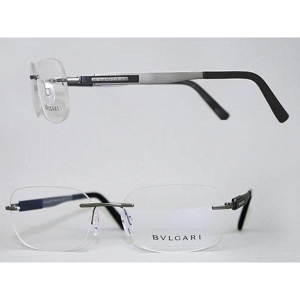 BVLGARI ブルガリ メガネフレーム ブランド 縁無し フチなし 1036-195