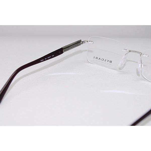 BVLGARI ブルガリ メガネフレーム ブランド 縁無し フチなし 1042-102