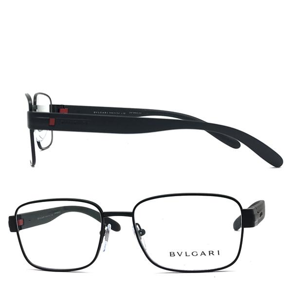 BVLGARI（ブルガリ） メガネフレーム ブランド マットブラック 眼鏡