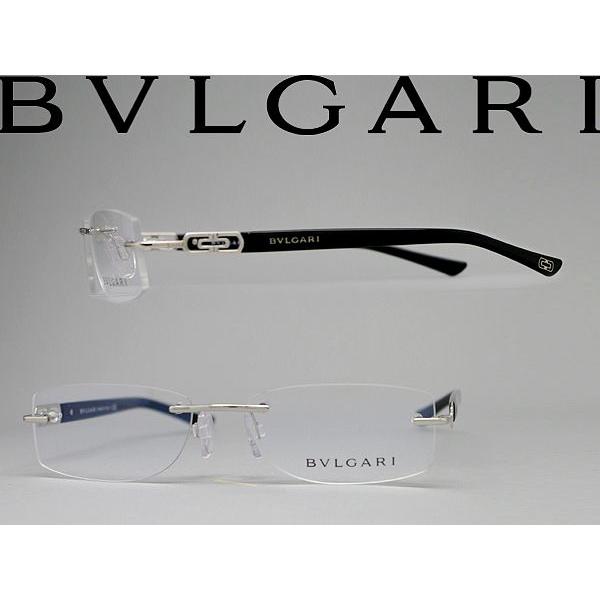 BVLGARI ブルガリ メガネフレーム ブランド 縁無し フチなし 2092-102