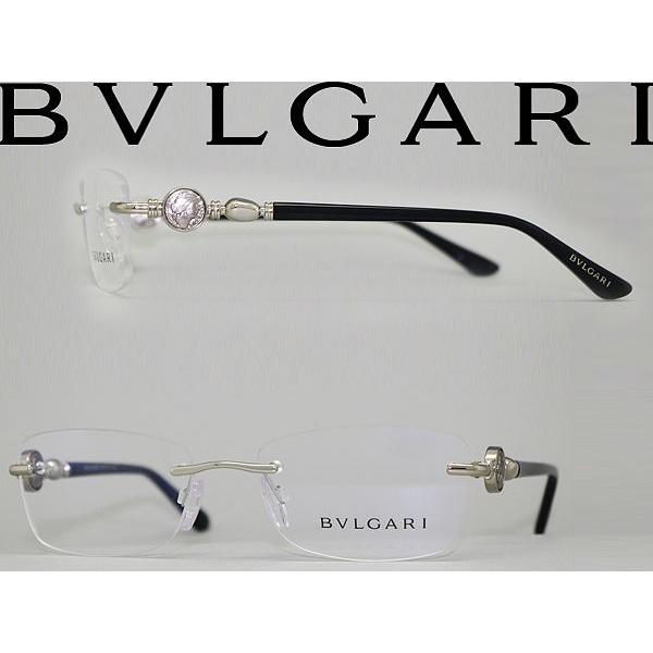 BVLGARI ブルガリ メガネフレーム ブランド 縁無し フチなし 2137-102