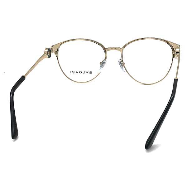 BVLGARI（ブルガリ） メガネフレーム ブランド ブラック×ゴールド 0BV