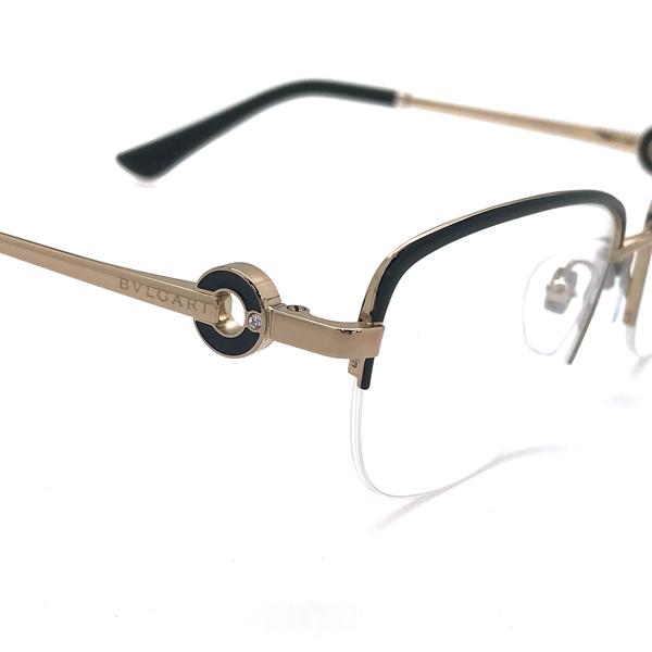 BVLGARI ブルガリ ブランド メガネフレーム ブラック×ピンクゴールド 眼鏡 0BV-2225B-2033 BVLGARI