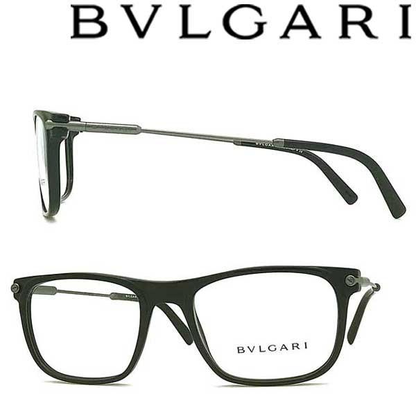 BVLGARI ブルガリ マットブラック×ブラックメガネフレーム ブランド 