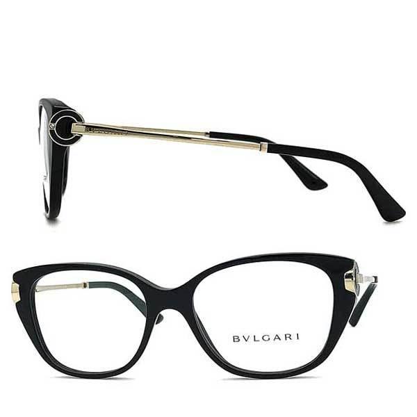 BVLGARI（ブルガリ） ブランド メガネフレーム ブラック 眼鏡 0BV