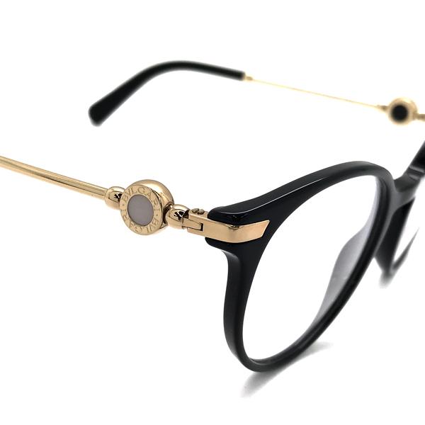 BVLGARI メガネフレーム ブランド ブルガリ ブラック 眼鏡 0BV