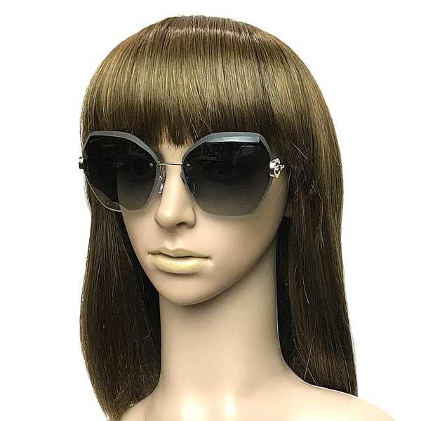 BVLGARI（ブルガリ） グラデーションブラック 縁無しサングラス 0BV