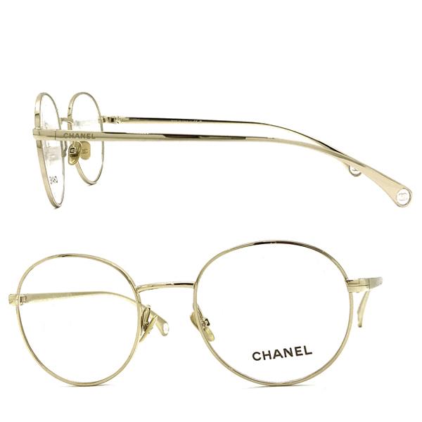 CHANEL メガネフレーム シャネル ブランド シャンパンゴールド CHANEL メガネフレーム シャネル ブランド シャンパンゴールド