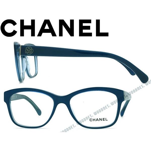 CHANEL（シャネル） メガネフレーム ブランド ブルー 3255-1320