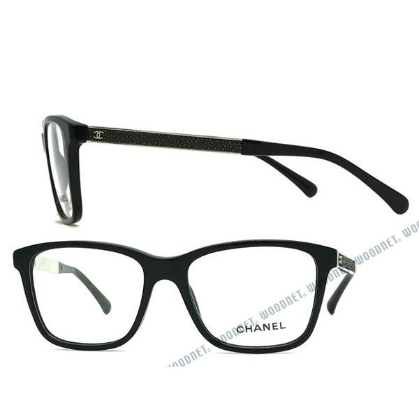 CHANEL 3280-Q c.501 メガネ フレーム CHANEL（シャネル） メガネフレーム ブランド ブラック 3280Q-C501