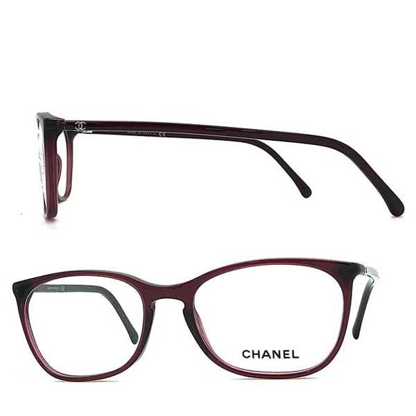 CHANEL（シャネル） メガネフレーム ブランド ワインレッド 眼鏡 0CH 