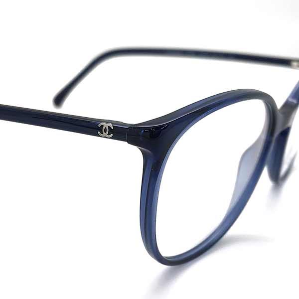 CHANEL（シャネル） メガネフレーム ブランド クリアーネイビー 眼鏡