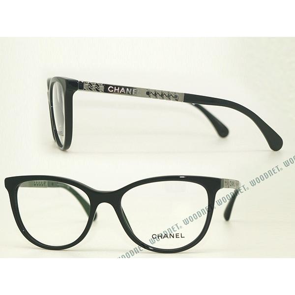 CHANEL（シャネル） メガネフレーム ブランド ブラック 3342-C501