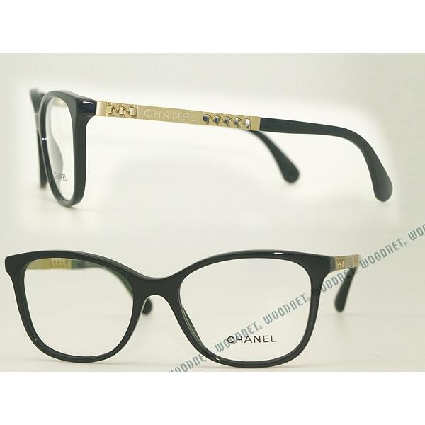 CHANEL（シャネル） メガネフレーム ブランド ブラック 3343-C622