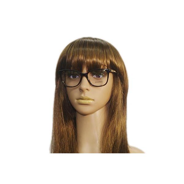 CHANEL（シャネル） メガネフレーム ブランド 鼈甲柄ブラウン 3343