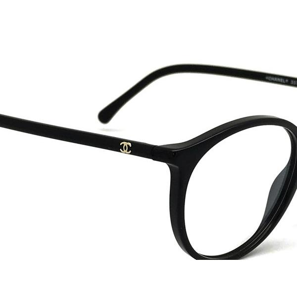 CHANEL（シャネル） メガネフレーム ブランド ブラック 眼鏡 3372-C501