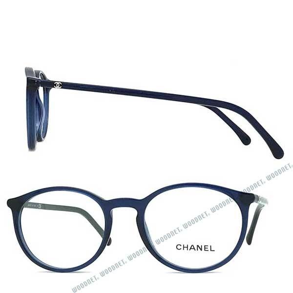 CHANEL（シャネル） クリアネイビーメガネフレーム ブランド 眼鏡 0CH